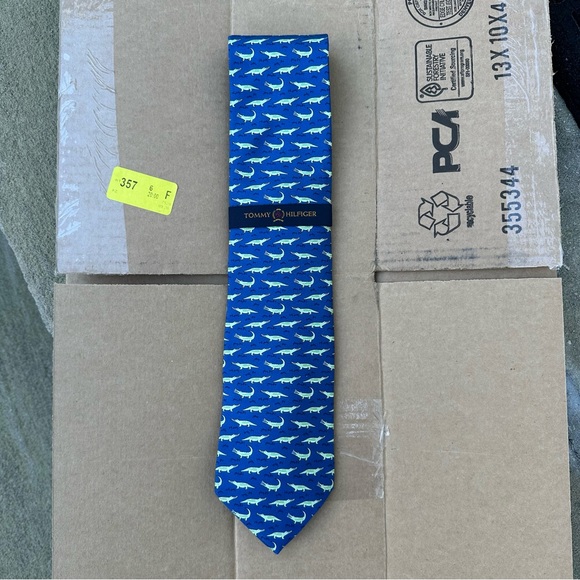 Tommy Hilfiger Preppy 🐊 Alligator Tie New - Picture 2 of 6